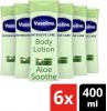 Vaseline Bodylotion Aloe Soothe Voordeelverpakking 400ml 6 Stuks online kopen