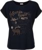 Alba moda Shirt met folieprint voor Marine/Cognac online kopen