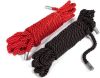 Fifty Shades of Grey bondage rope twin pack rood en zwart online kopen